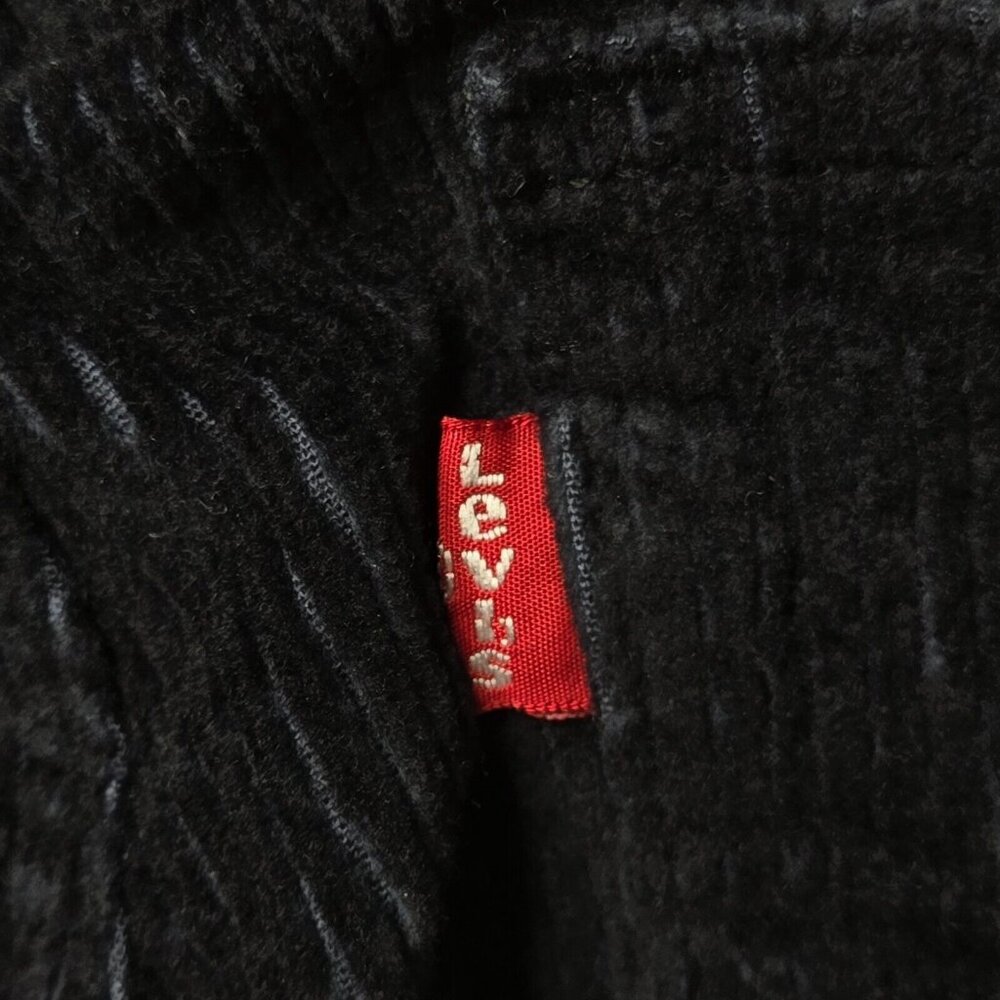 Levis 721 Jeans Womens 33x30 Black High Rise Skinny Corduroy‎ Stretch Dark Wash - Picture 8 of 16